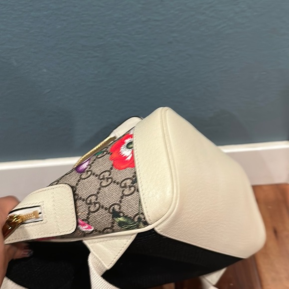 GUCCI 547965 Ophidia Flora Gg Supreme Canvas Backpack in GG Supreme Canvas - Picture 6 of 16